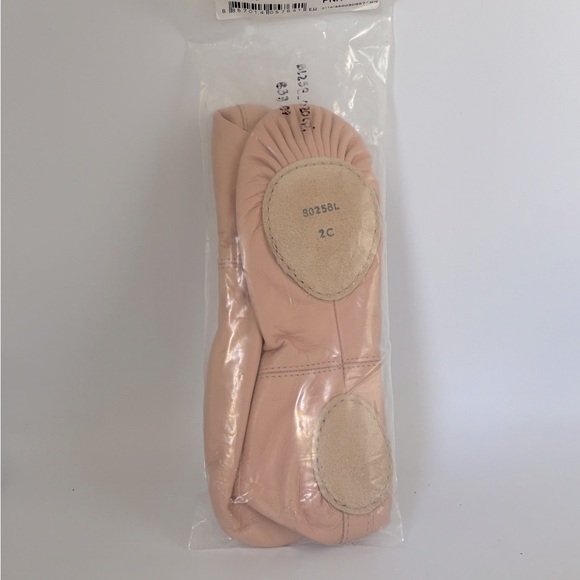 2C Bloch Dansoft II Ballet Slippers S0258L Size 2C NEW - Picture 2 of 6